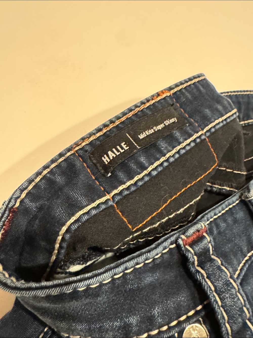 True Religion Halle mid rise super skinny denim Jeans - Picture 2 of 6